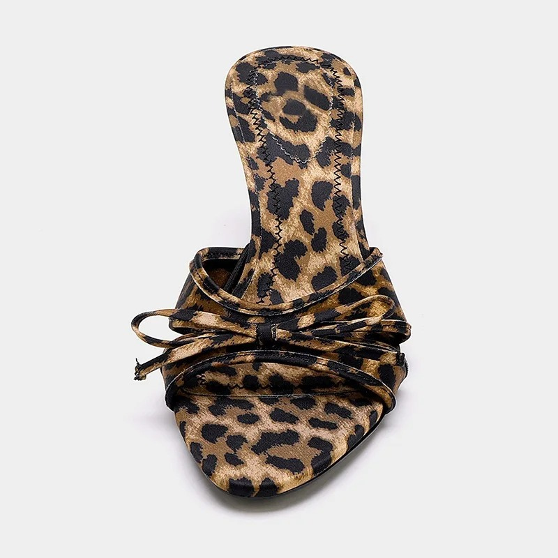 Women's Open Toe Kitten Heel Mules