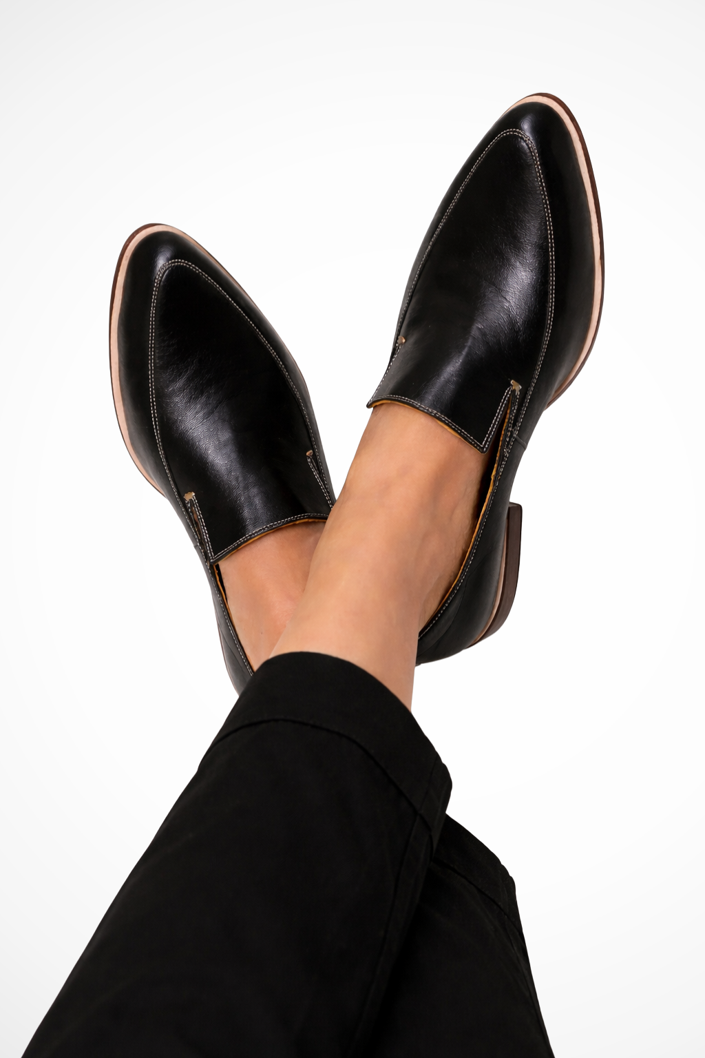 Women's Pointed Toe Slip On Loafers