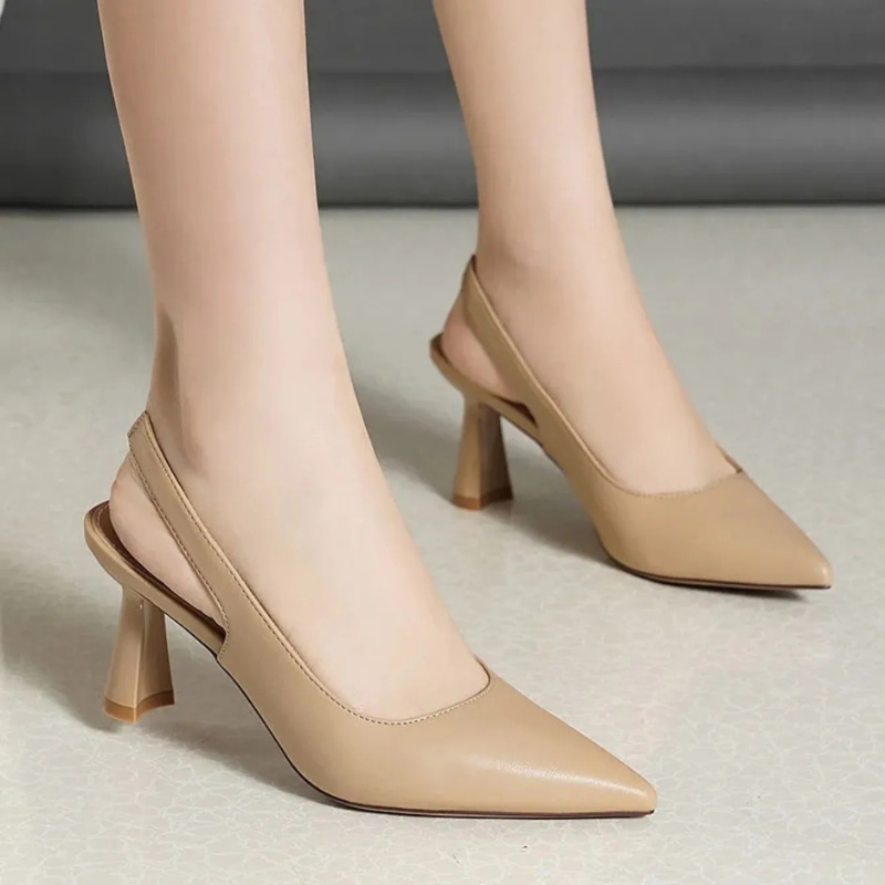 Women's Toe Slip-On Heel Mules