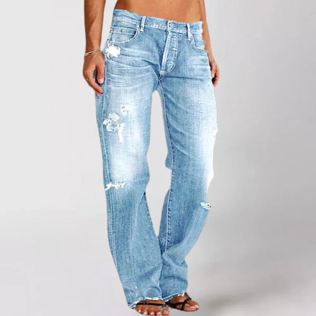 Women’s Mid Rise Straight Jeans