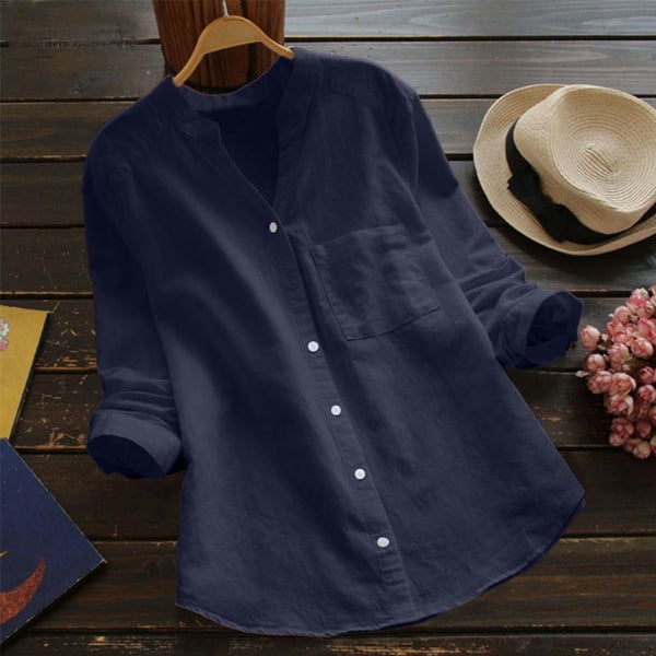 Women’s Relaxed Fit Button Blouse