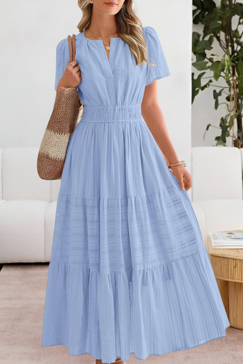 Women's Casual A-Line Midi Dress