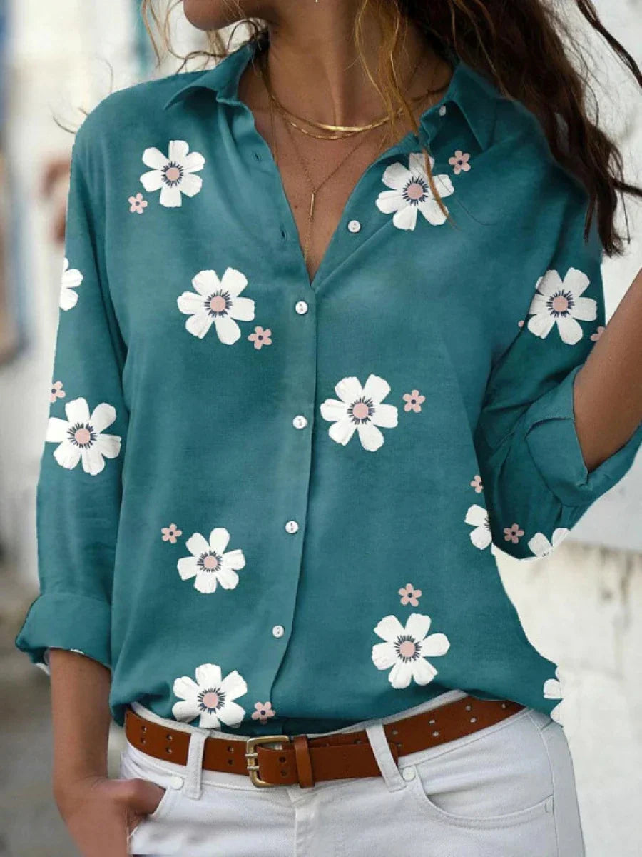 Women’s Floral Long Sleeve Blouse