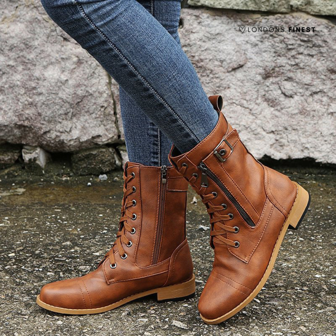 Women's Orthopedic Lace Up Boots