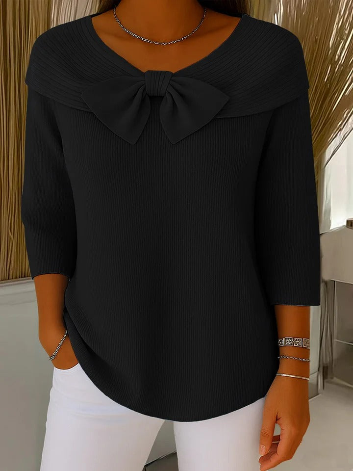 Women's Bow Detail Knit Jumper