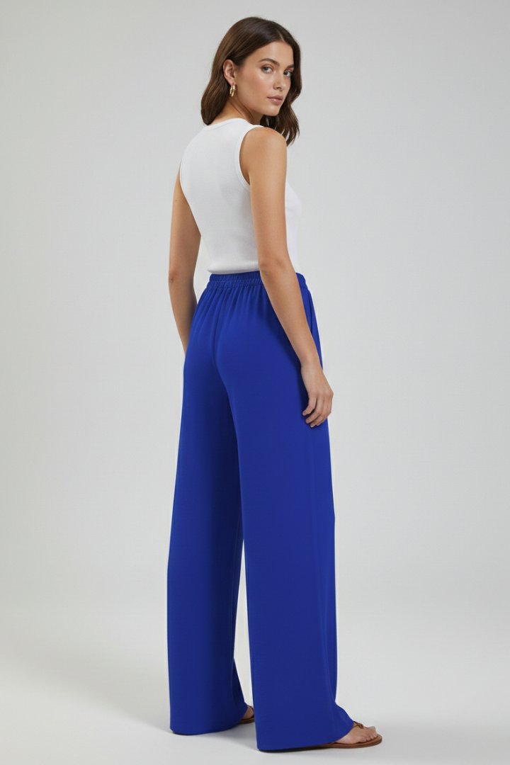 Women’s Drawstring Palazzo Trousers