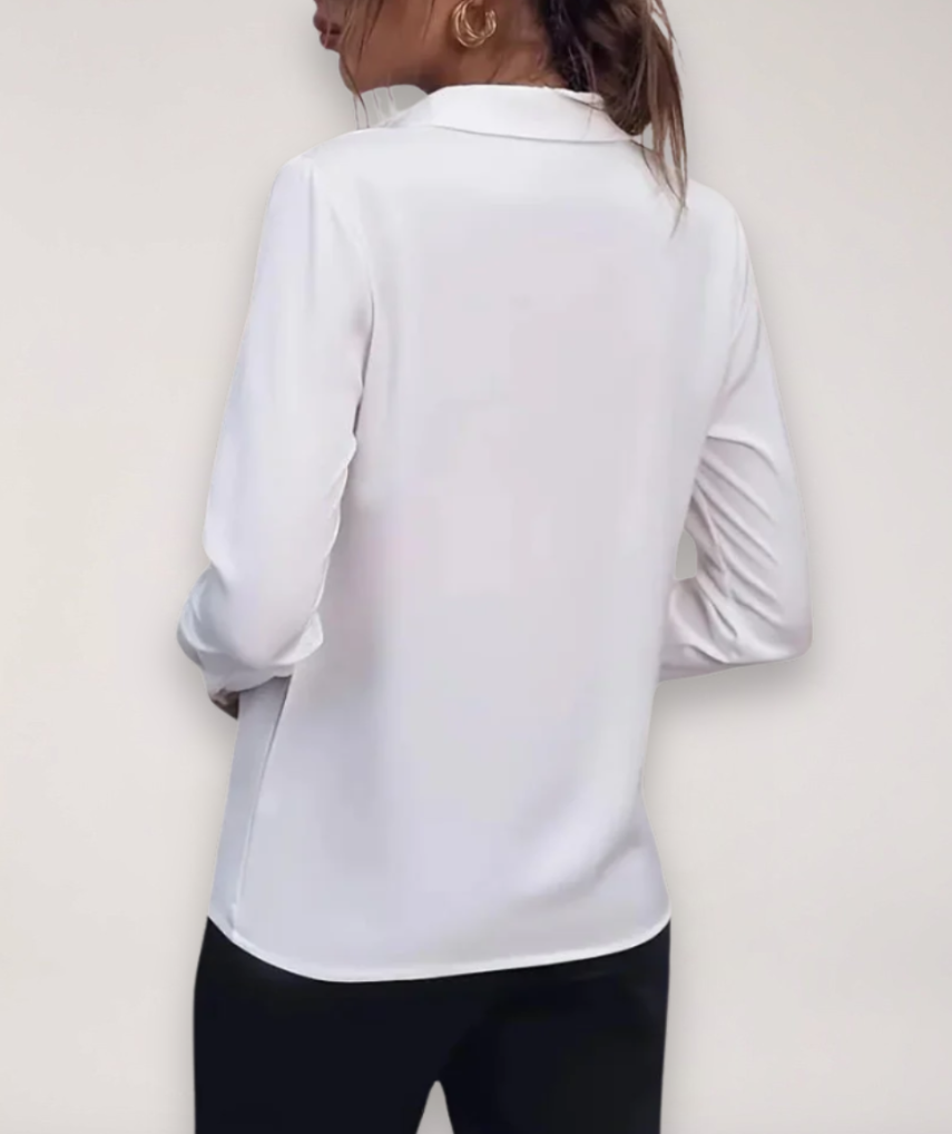 Women’s Tailored Button Up Blouse