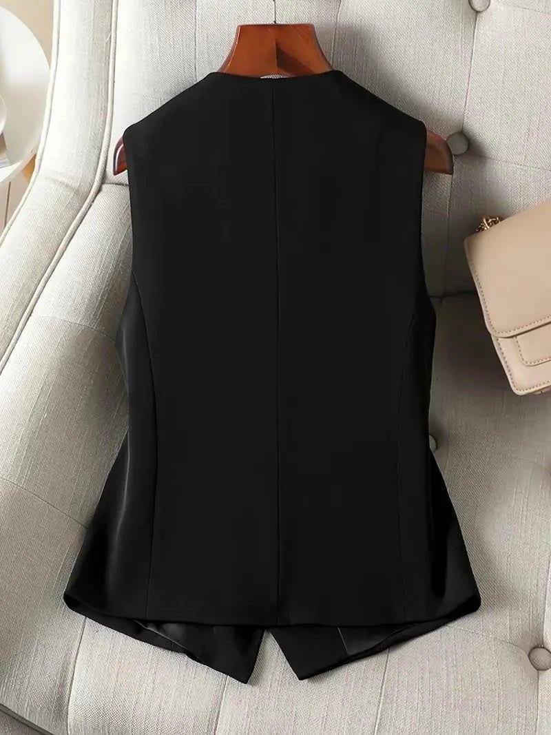 Women's Sleeveless Tailored Casual Waistcoat