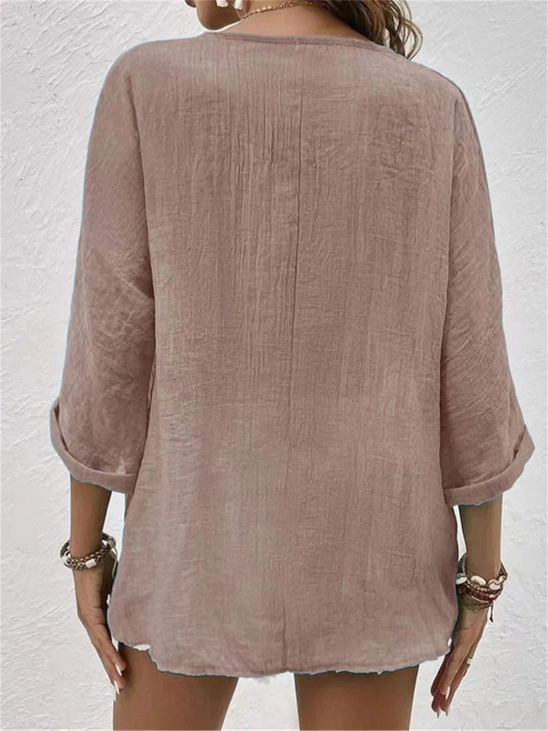 Women’s Cotton Button Front Blouse