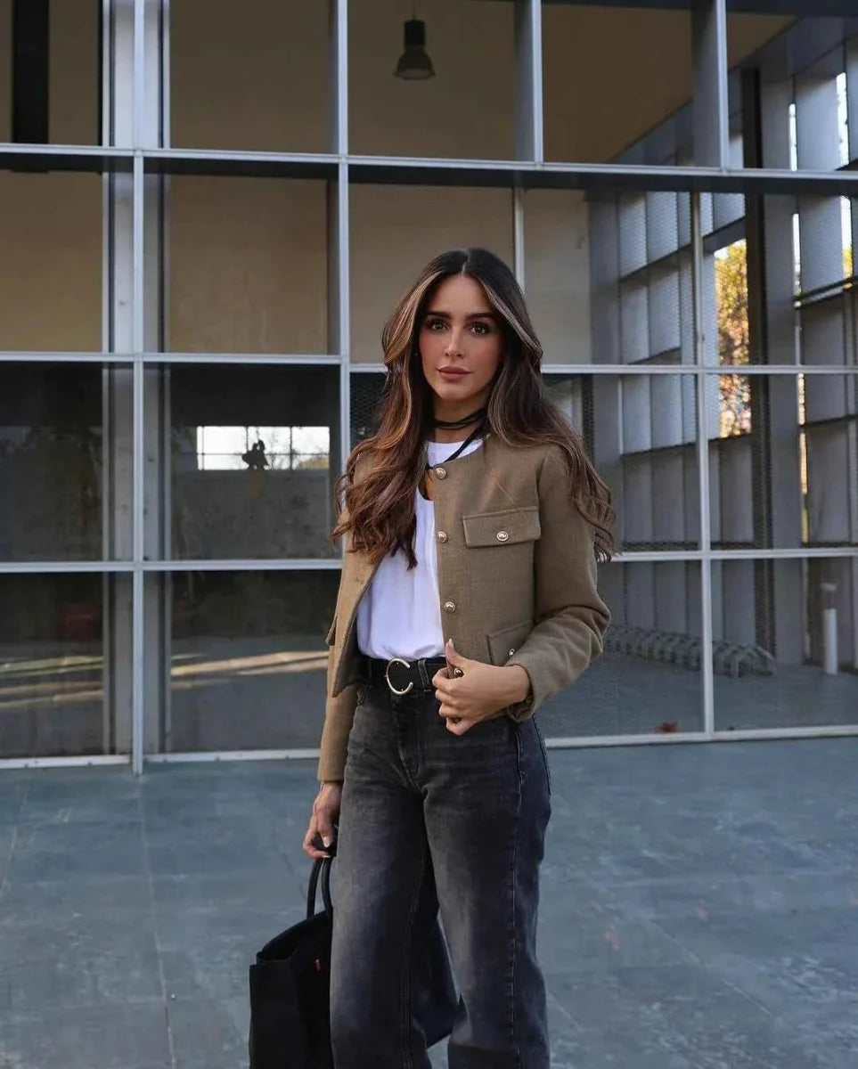 Women's Vintage Cropped Jacket