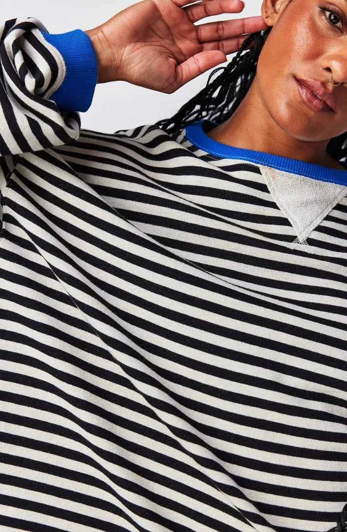 Women's Relaxed Striped Knit Jumper