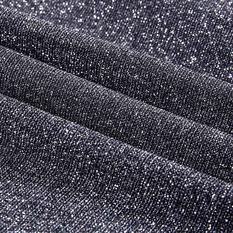 Women's Glitter High-Waist Trousers