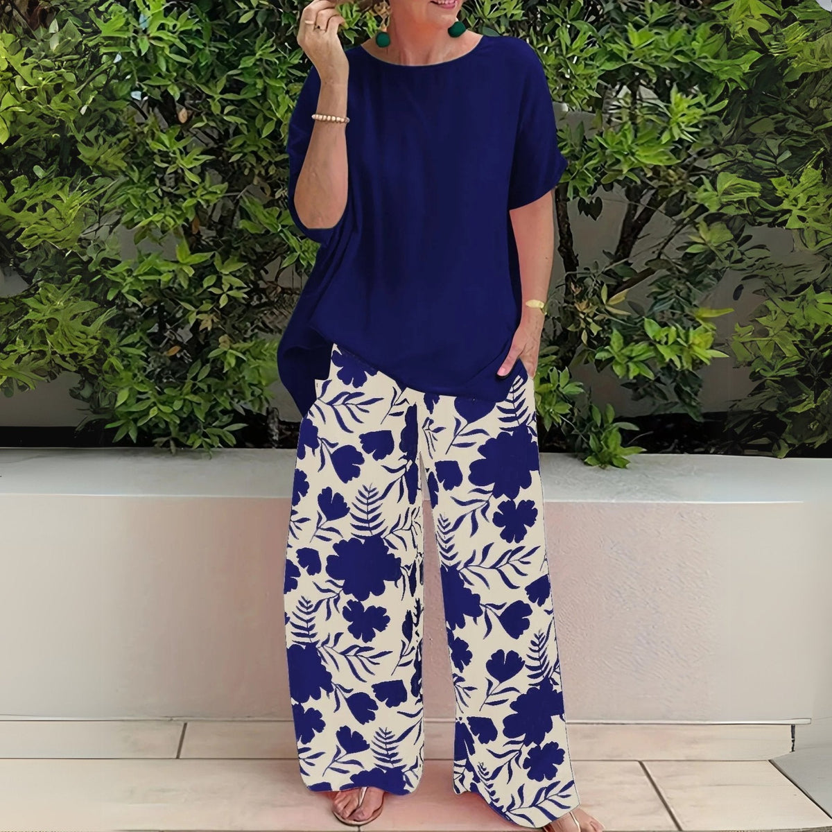 Women's Floral Two Piece Set