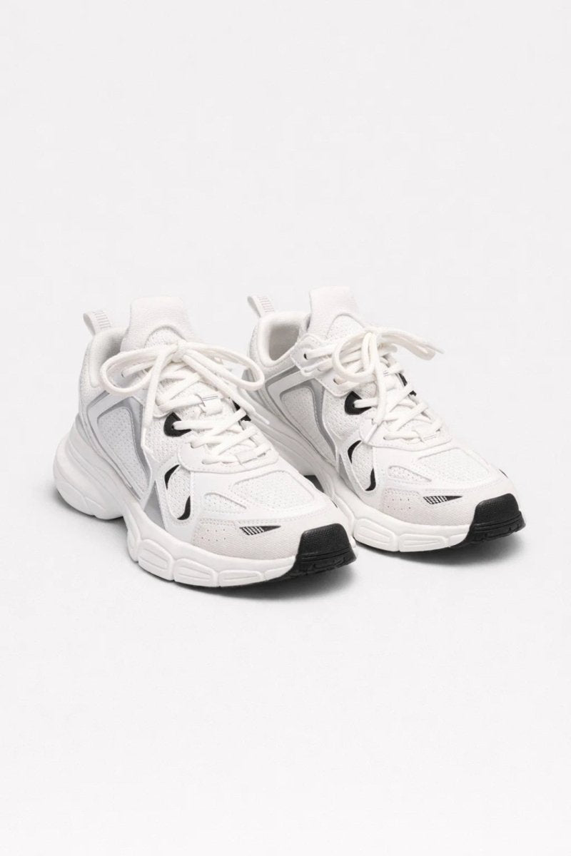 Women's White Chunky Casual Trainers