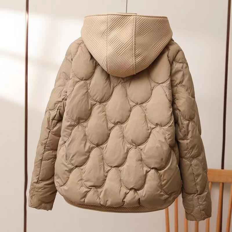 Women's Quilted Hooded Puffer Jacket
