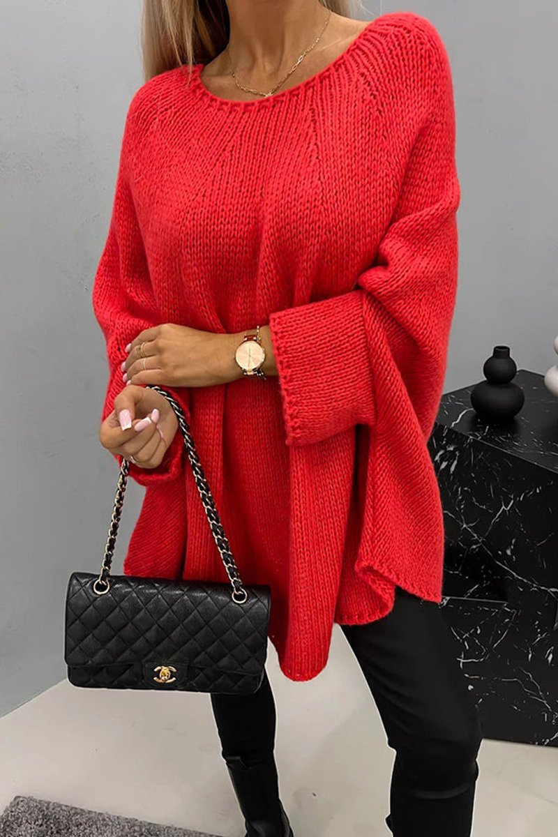 Women's Batwing Sleeve Knit Jumper