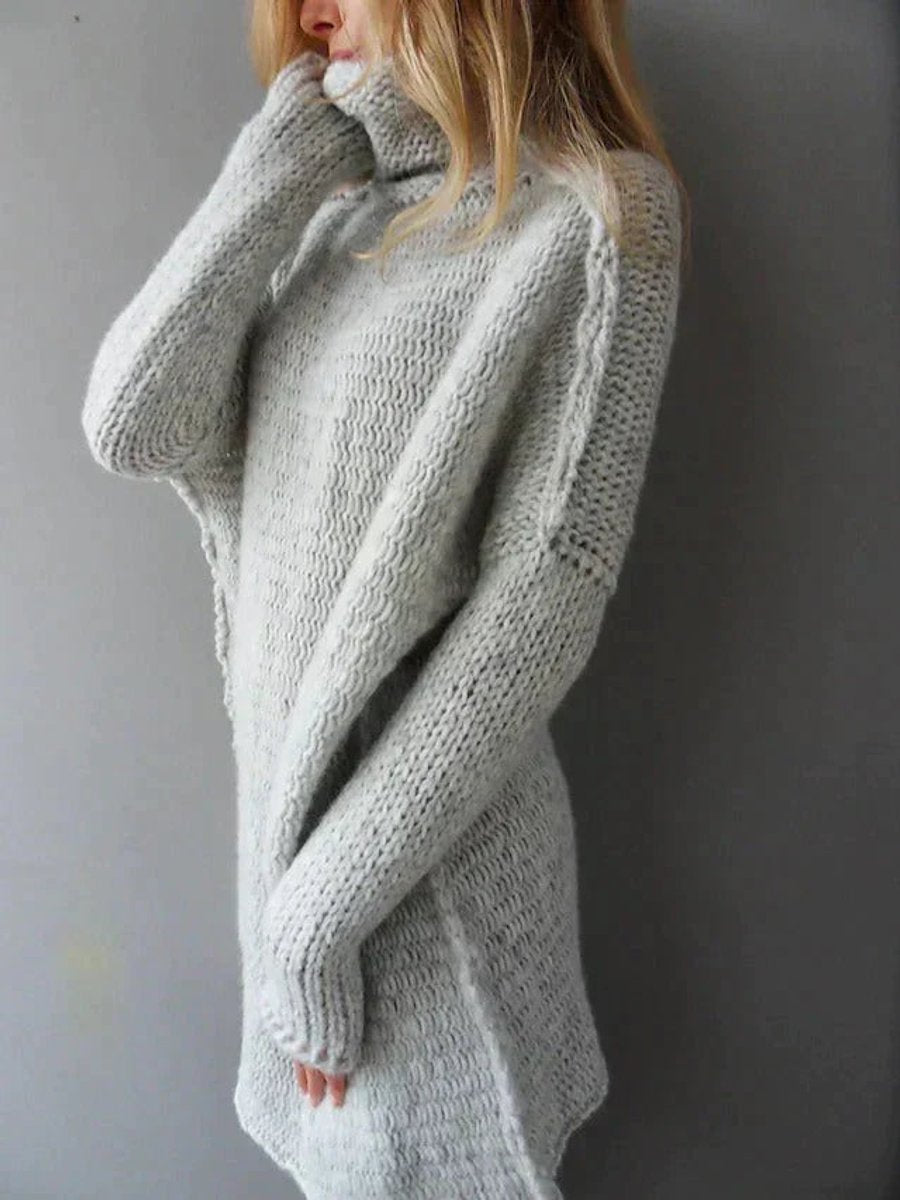 Women's Chunky-Knit Turtleneck Sweater