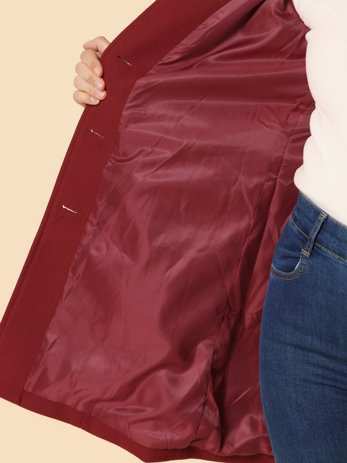 Women's Structured Single-Breasted Coat