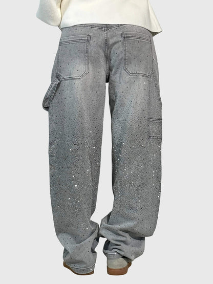 Women's Sparkle Diamond Denim Jeans