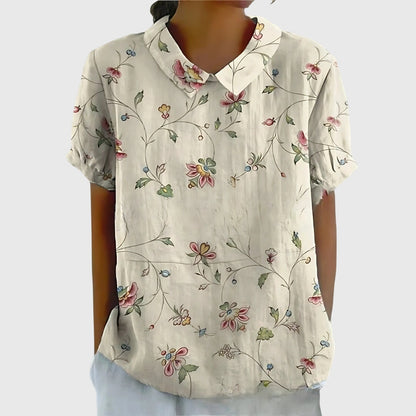 Women’s Floral Collar Blouse