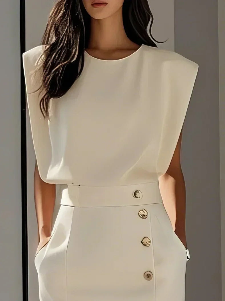 Women's Sleeveless Midi Dress