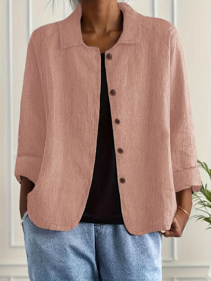 Women's Lightweight Button Casual Jacket