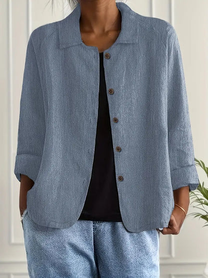 Women's Lightweight Button Casual Jacket