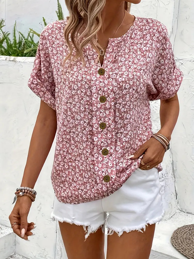 Women’s Chic Floral Summer Blouse