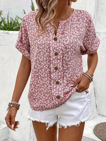 Women’s Chic Floral Summer Blouse