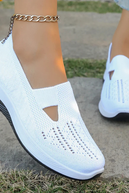 Women's Breathable Knit Slip-On Shoes