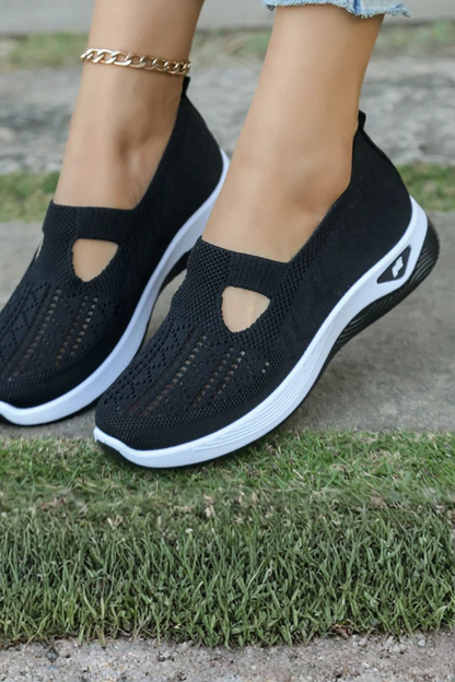 Women's Breathable Knit Slip-On Shoes