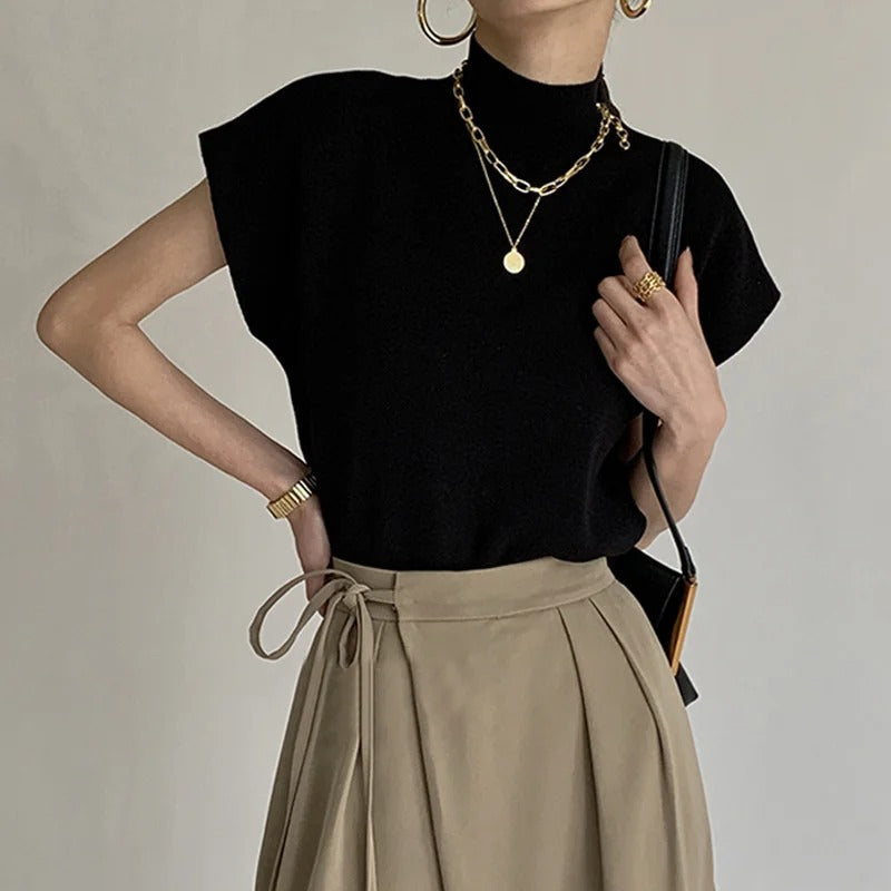Women’s Mock Neck Top