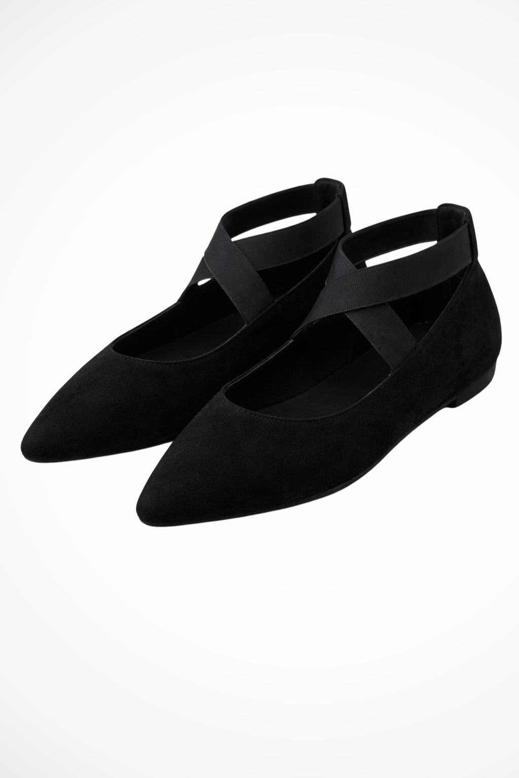 Women's Pointed-Toe Crossover Flats