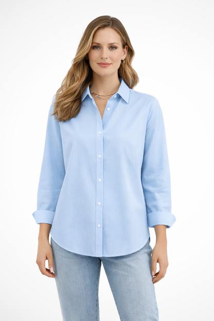 Women's Relaxed Collared Blouse