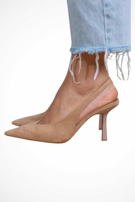 Women's Pointed Toe Slingback Heels