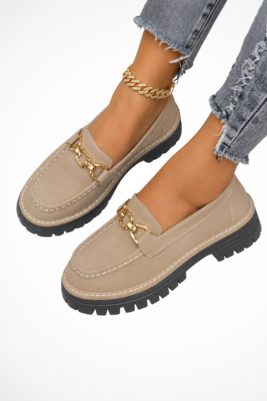 Women's Chain Detail Chunky Loafers