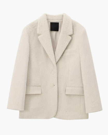 Women's Oversized Faux Fur Blazer