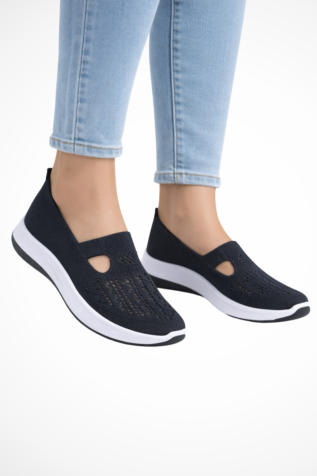 Women's Breathable Knit Slip-On Shoes