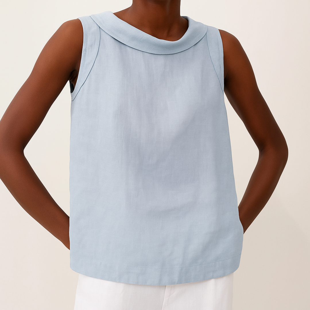 Women’s Sleeveless Round Neck Top