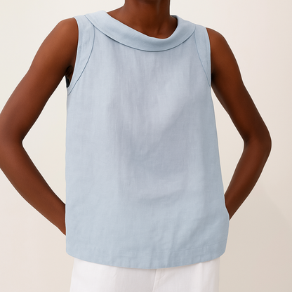 Women’s Sleeveless Round Neck Top