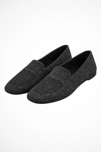 Women's Square Toe Knit Flats