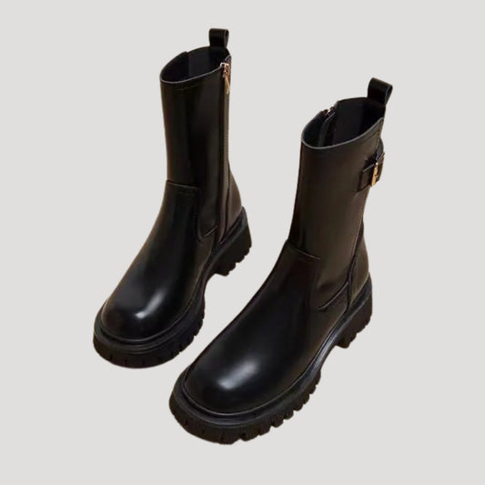 Women's Chunky Mid Calf Boots