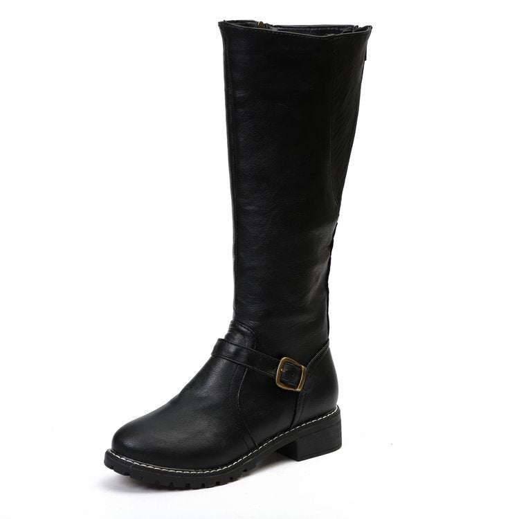 Women's Smooth Faux Leather Boots
