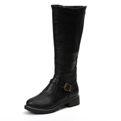 Women's Smooth Faux Leather Boots