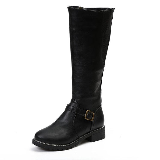 Women's Smooth Faux Leather Boots