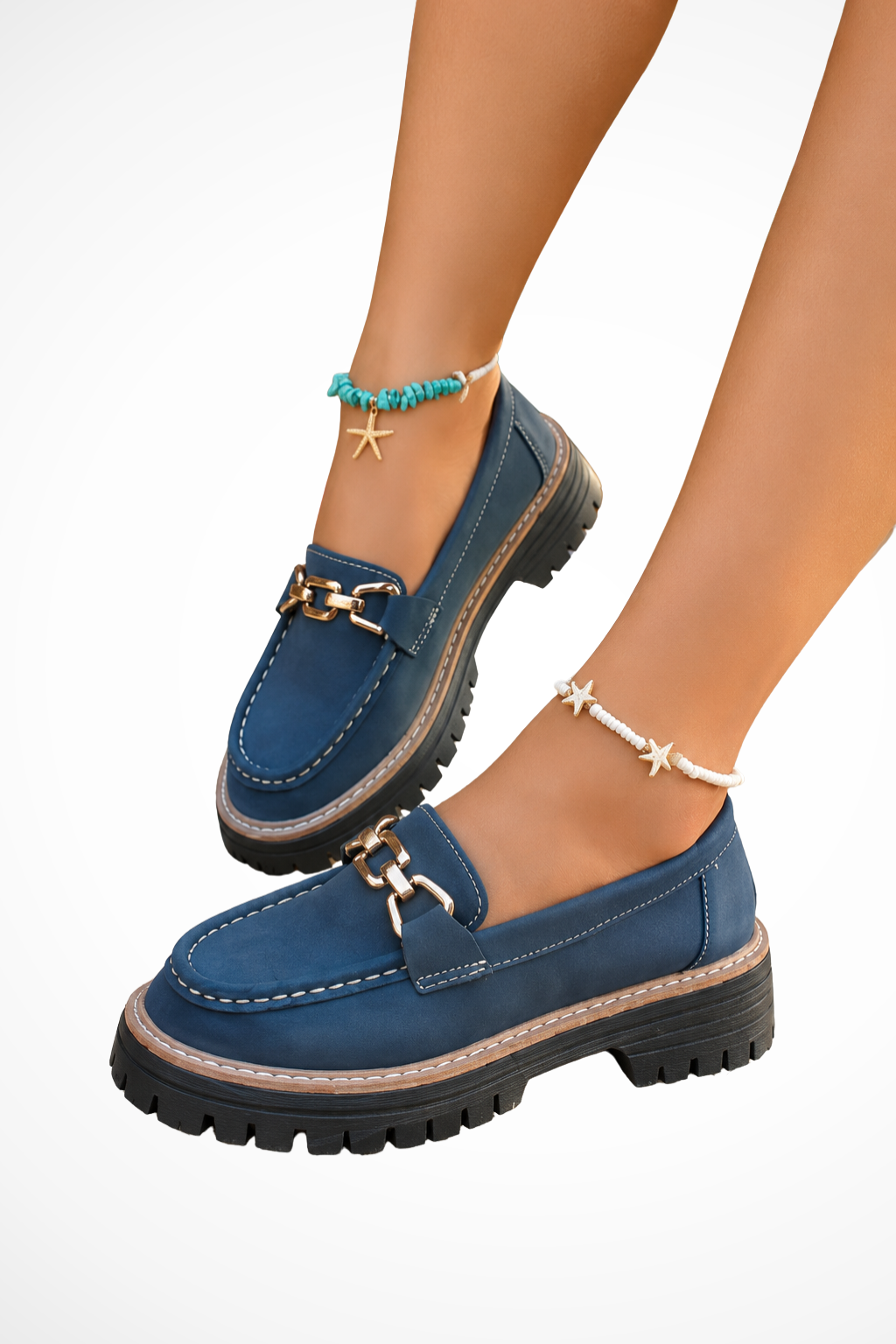 Women's Chain Detail Chunky Loafers