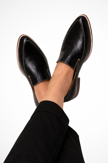 Women's Pointed Toe Slip On Loafers