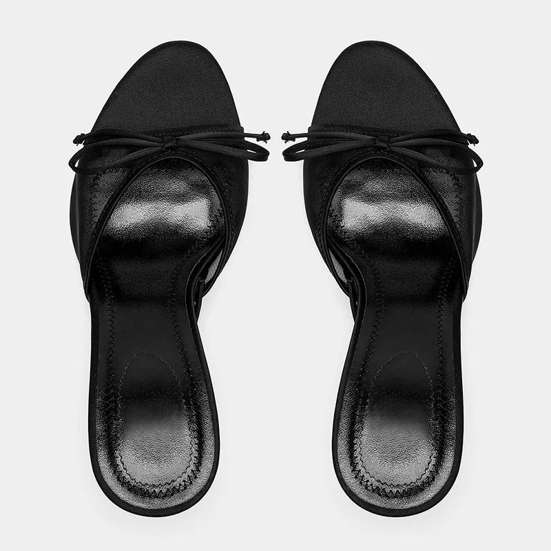 Women's Open Toe Kitten Heel Mules