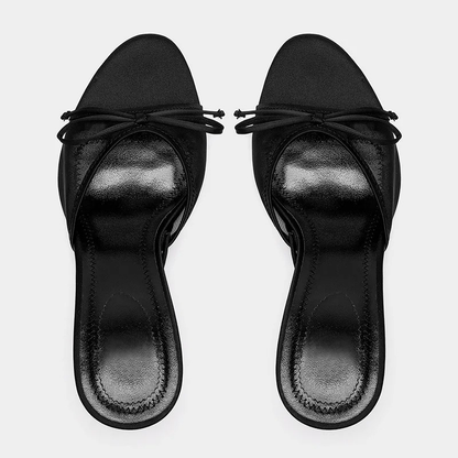 Women's Open Toe Kitten Heel Mules