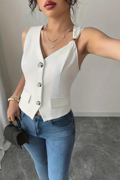 Women's Tailored V-Neck Top